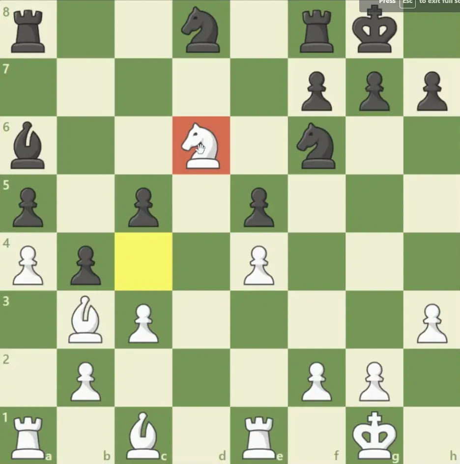 #17 Capa the sleeping giant shows off his shiny bishop pair