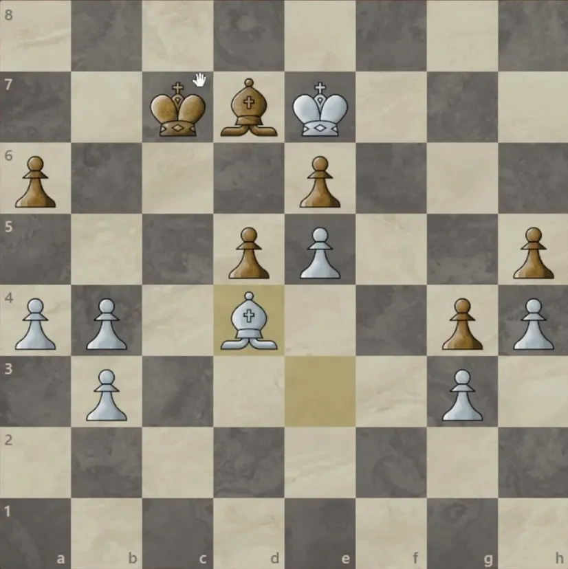#87 Instructive games with golden Bishop.  A pawn is a pawn, and here we are!